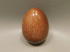 Goldstone Sparkling Stone Egg Carving 2 inch Sparkly Glass  #O11