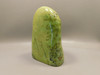 Green Opal Freeform Polished Rock Decorator 5.2 inch or 131 mm Stone #O4