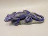 Lizard Figurine Blue Lapis Collectible Gemstone Animal Carving #O138