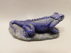Lizard Figurine Blue Lapis Collectible Gemstone Animal Carving #O138