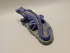 Lizard Figurine Blue Lapis Collectible Gemstone Animal Carving #O138