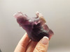 Bear Figurine Gemstone Animal Carving Purple Fluorite Crystal #O41
