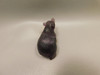 Bear Figurine Gemstone Animal Carving Purple Fluorite Crystal #O41