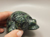 Turtle Figurine Green Kabamba Jasper  3 inch Animal Carving #O8
