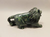 Lion Figurine Carving Kabamba Jasper 4 Inch Stone Animal #O218