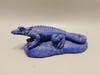 Lizard Figurine Blue Lapis Collectible Gemstone Animal Carving #O154