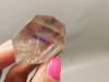 Amethyst and Quartz Freeform Polished Crystal Small 1.4 inch Healing Stone #O18