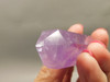 Amethyst Double Terminated Crystal 2.6 inch Natural Purple Gemstone #O9