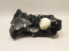 Obsidian  and Cristobalite Mineral Specimen Rough Rock California #O1