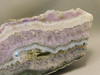 Sowbelly Amethyst or Vein Amethyst Agate Silver Dendrite Polished Rock #03
