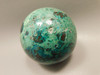 Chrysocolla Malachite Cuprite Stone Sphere Carving 2.5 inch #O1