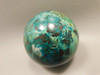 Chrysocolla Malachite Cuprite Stone Sphere Carving 2.5 inch #O1