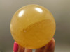 Honey Calcite Stone 2.78 inch Sphere Rock 71 mm Yellow Ball #O20