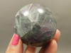 Fluorite Crystal Sphere 2.3 inch Mineral Green Stone 58.8 mm #O26
