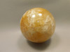 Golden Quartz Crystal Ball Large 3.3 inch Polished Stone Sphere #O11