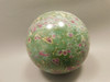Ruby and Fuchsite Sphere Shaped Stone 3 inch Polished Rock #O5