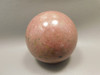 Rhodonite Sphere Shaped 2.9 inch Polished Rock Pink Gemstone #O3