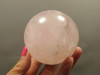 Star Rose Quartz Sphere 2.8 inch Pink Gemstone 71 mm Ball #O2