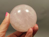 Star Rose Quartz Sphere 2.8 inch Pink Gemstone 71 mm Ball #O2