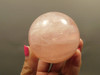 Star Rose Quartz Sphere 2.5 inch Pink Gemstone 63 mm Ball #O4