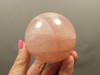 Star Rose Quartz Sphere 2.5 inch Pink Gemstone 63 mm Ball #O4