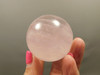 Star Rose Quartz Sphere 1.9 inch Pink Gemstone 48 mm Ball #O6