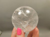 Clear  Quartz Crystal Ball 2.6 inch 66 mm Stone Sphere Brazil #Ob16