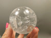 Clear Quartz Crystal Ball 2.6 inch 66 mm Stone Sphere Brazil #Ob76