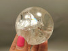 Clear Quartz Crystal Ball 2.2 inch Polished Stone Sphere Brazil #Ob8