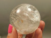 Clear Quartz Crystal Ball 2.2 inch Polished Stone Sphere Brazil #Ob8