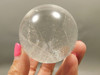 Clear Quartz Crystal Ball 2.25 inch Polished Stone Sphere Brazil #Ob9