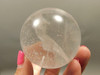Clear Quartz Crystal Ball 2.25 inch Polished Stone Sphere Brazil #Ob9