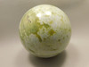 Devalite Stone Sphere Serpentine & Augite 3.8 inch Carved Rock Arizona #OL3