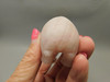 Hippopotamus Figurine Rose Quartz 3.2 inch Animal Carving #O381