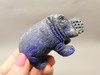 Hippopotamus Figurine Lapis Lazuli 2.7 inch Animal Carving #O4