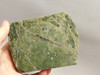 California Green Nephrite Jade Unpolished Rough Rock #O10
