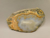 Owls Hole Agate Polished Stone Slab Sagenite Rock California #O10