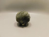 Hedgehog Figurine Labradorite Carved 2 inch Stone Animal #O2