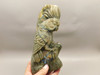 Cockatoo Cockatiel Parrot Bird Labradorite 7 inch Stone Animal Carving #O26