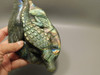 Crocodile or Alligator Figurine Labradorite Gemstone 8 inch Carving #O332