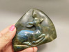 Deer Figurine Gemstone Animal Carving Labradorite #O84