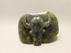 Steer Skull Western Decor Cow Labradorite Stone 3.4 inch Cowboy #O106