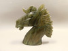 Horse Head Figurine Labradorite Gemstone Animal 3.75 inch Carving #O1