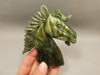 Horse Head Figurine Labradorite Gemstone Animal 3.75 inch Carving #O1