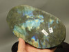Crabs  Figurine Labradorite Stone Animal 8.5 inch Carving Cancer #O34