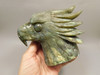 Eagle Head Figurine Bird Carving 4 inch Labradorite Gemstone #O10