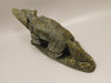 Wolf Figurine Labradorite Stone Animal 7 inch Coyote Carving #O493