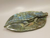 Crocodile or Alligator Figurine Labradorite Gemstone 6.75 inch Carving #O333