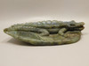 Crocodile or Alligator Figurine Labradorite Gemstone 6.75 inch Carving #O333