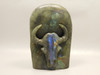Steer Skull Western Figurine Labradorite Cowboy 5.66 inch Carving #O67